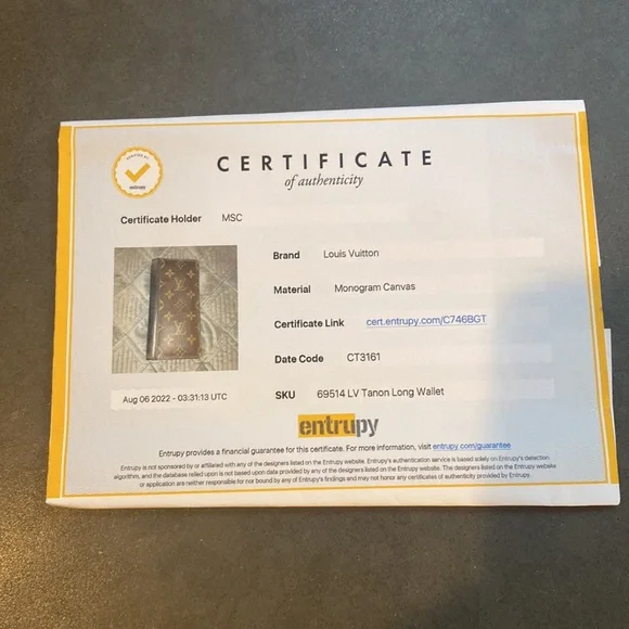 Louis Vuitton Monogram Brazza Long Wallet!! With Certificate of Authenticity - Picture 13 of 13